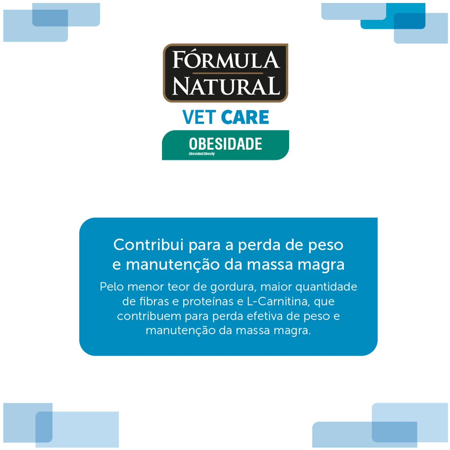 Ração Fórmula Natural Vet Care Obesidade Cães Médio e Grande Ração Fórmula Natural Vet Care Obesidade Cães Médio e Grande
